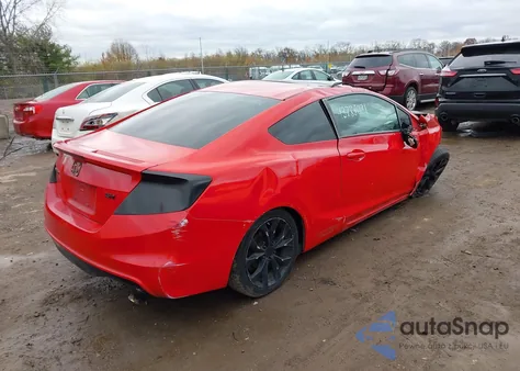 2012 Honda Civic Si from USA, damaged, VIN 2HGFG4A54CH702153